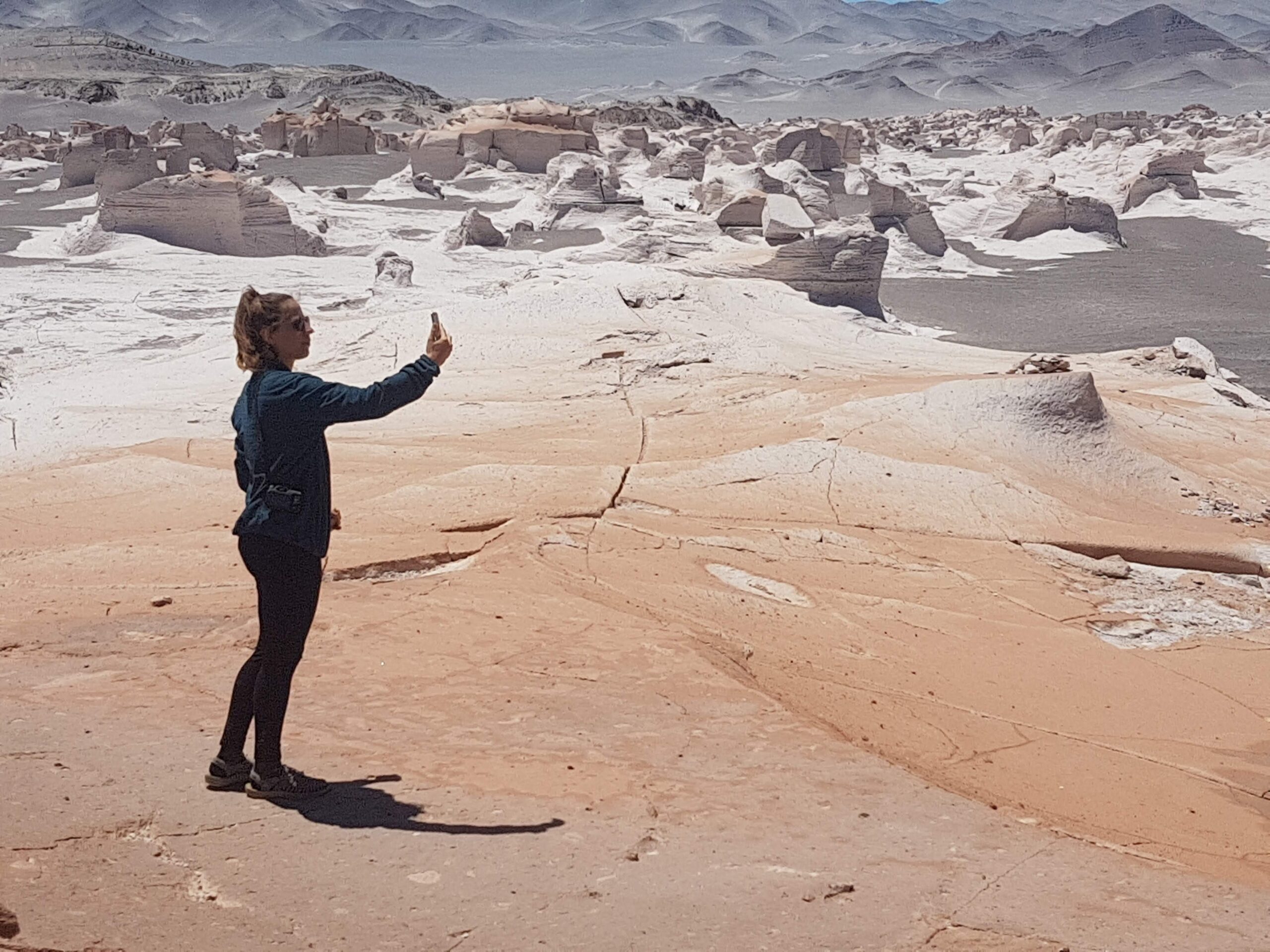 Paisaje volcánico del Campo de Piedra Pómez en la Puna catamarqueña